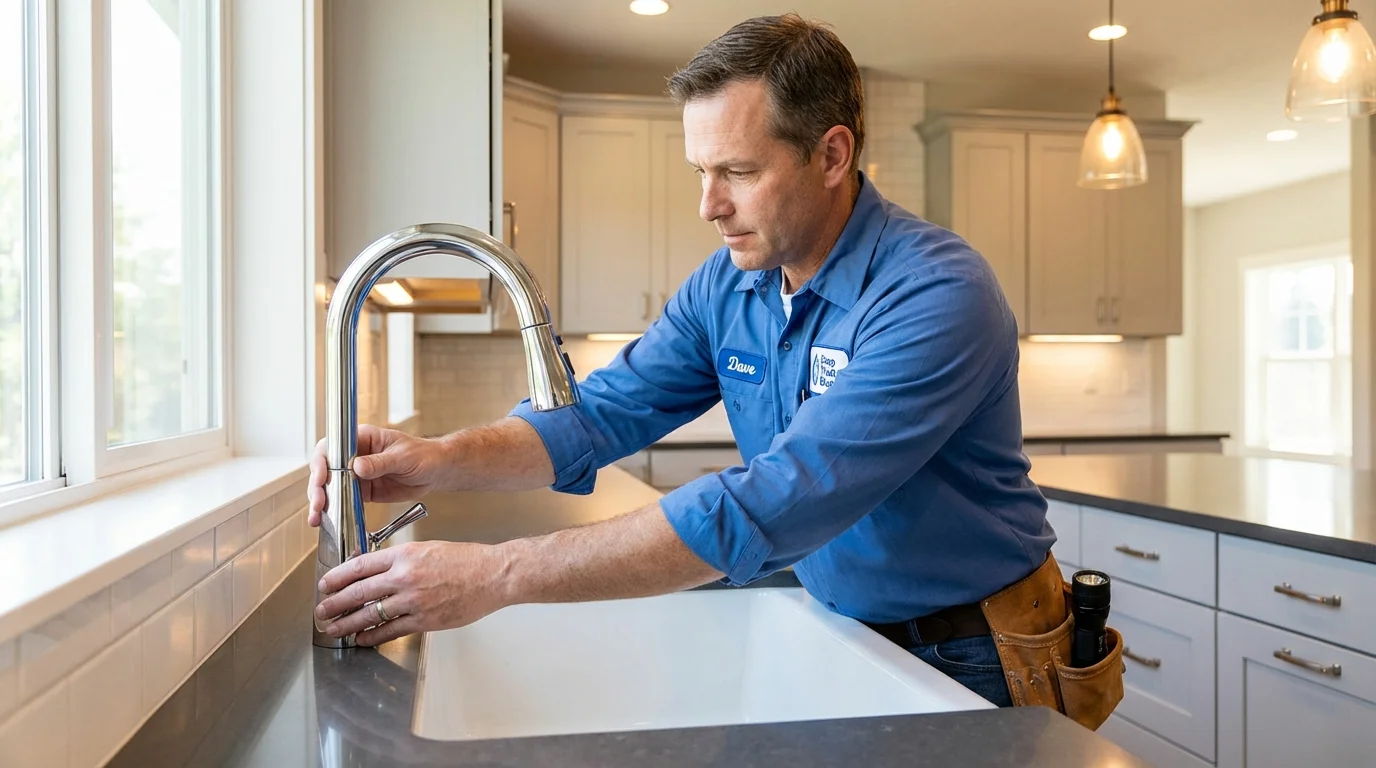 Kitchen faucet installation by Johns Plumbing LLC in Alamosa