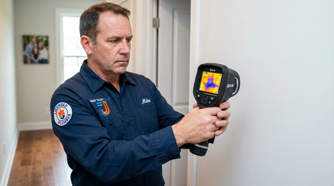 Thermal imaging leak detection by Johns Plumbing LLC in Alamosa